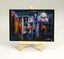 ZipArt incl.5 Prints A6 of my Original Unique Encaustic Artwork + one Easel Set1 Carousel 6