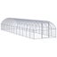 Outdoor Chicken Coop 3x12x2 m Galvanised Steel Tbkpaln Carousel 1