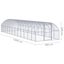 Outdoor Chicken Coop 3x12x2 m Galvanised Steel Tbkpaln Carousel 2