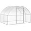 Outdoor Chicken Coop 3x12x2 m Galvanised Steel Tbkpaln Carousel 4