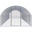 Outdoor Chicken Coop 3x12x2 m Galvanised Steel Tbkpaln Carousel 7
