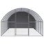 Outdoor Chicken Coop 3x6x2 m Galvanised Steel Tbkpaia Carousel 9