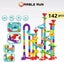 142Pcs Piece DIY Marble Run Race Set Carousel 3