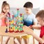 113Pcs Piece DIY Marble Run Race Set Carousel 4