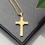 (18K Gold Filled) Saint Benedict Crystal Pendant Necklace NSS13ZX-8 Carousel 3