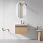 Vanity - 600mm Wall Hung Light Oak Vanity PLYWOOD Carousel 1