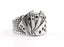 Lucky Number Royal Flush Solid Sterling Silver 925 Card Ring Carousel 2