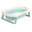 foldable baby bathtub Collapsible Baby Bathtub Temperature Sensing Drain Hole Carousel 1