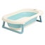 foldable baby bathtub Collapsible Baby Bathtub Temperature Sensing Drain Hole Carousel 2