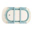 foldable baby bathtub Collapsible Baby Bathtub Temperature Sensing Drain Hole Carousel 3