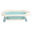 foldable baby bathtub Collapsible Baby Bathtub Temperature Sensing Drain Hole Carousel 5