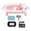 baby bathtub collapsible baby bath tub baby bath tub with cushioh foldable baby Carousel 5