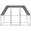 Chicken Cage Silver And Grey 3X2x2 M Galvanised Steel Small Animal Cages & Hutch Carousel 3