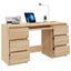 Writing Desk Sonoma Oak 140X50x77 Cm Engineered Wood Home Office Desks Carousel 1
