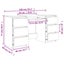Writing Desk Sonoma Oak 140X50x77 Cm Engineered Wood Home Office Desks Carousel 2