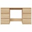 Writing Desk Sonoma Oak 140X50x77 Cm Engineered Wood Home Office Desks Carousel 4