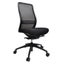 Konfurb Luna High Back Ergonomic Chair with Nylon Base, Black, Assembled Carousel 1