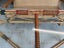 A Vintage Carnival Cane Glass Topped Dining Table Carousel 8