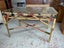 A Vintage Carnival Cane Glass Topped Dining Table Carousel 13