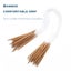 18Pcs Circular Knitting Needles Bamboo Crochet Hooks 80cm - NEW Carousel 8