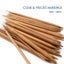 18Pcs Circular Knitting Needles Bamboo Crochet Hooks 80cm - NEW Carousel 9