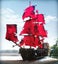 Queen Anne's Revenge Pirate Ship - 3139 pieces - MouldKing: Space Carousel 7