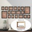 18Pcs Natural Wood Picture Frames For Wall Hanging Classics Wall Art Carousel 5