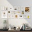 18Pcs Natural Wood Picture Frames For Wall Hanging Classics Wall Art Carousel 7