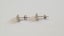 An Elegant And Simple Pair Of 18 CT White Gold Heart Stud Earrings Carousel 3