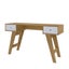 Petropolis Desk - Oak/ White, dressing table Carousel 7