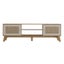 Salvador Tv Stand - Oak/ Off White Carousel 1