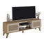 Salvador Tv Stand - Oak/ Off White Carousel 3