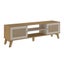 Salvador Tv Stand - Oak/ Off White Carousel 6