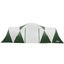 Weisshorn Family Camping Tent 12 Person Hiking Beach Tents (3 Rooms) Green Carousel 1