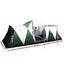 Weisshorn Family Camping Tent 12 Person Hiking Beach Tents (3 Rooms) Green Carousel 2