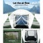 Weisshorn Family Camping Tent 12 Person Hiking Beach Tents (3 Rooms) Green Carousel 4