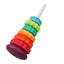 baby stacking wheel spinning toy Spin Stack Toy Plastic Colorful Educational Carousel 4