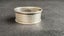 1927 Antique Sterling Silver Oval Napkin Ring - Birmingham, England - Lot Y446 Carousel 1