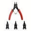 4-In-1 Circlip Pliers Set Snap Ring Pliers Multi Crimp Removable Carousel 5