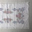 Vintage Hand Embroidered Cross Stitch Floral Doile Doily Placematt Carousel 2