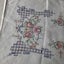 Vintage Hand Embroidered Cross Stitch Floral Doile Doily Placematt Carousel 4