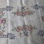 Vintage Hand Embroidered Cross Stitch Floral Doile Doily Placematt Carousel 5