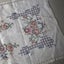 Vintage Hand Embroidered Cross Stitch Floral Doile Doily Placematt Carousel 8