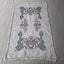 Vintage Hand Embroidered Cross Stitch Floral Doile Doily Placematt Carousel 11