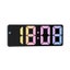 Acrylic Digital Alarm Clock Voice Control Colorful Font Night Mode Carousel 1