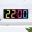 Acrylic Digital Alarm Clock Voice Control Colorful Font Night Mode Carousel 2