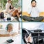 Portable CD Player,Mini Bluetooth CD Player,CD Player with Headphones for Car Carousel 6