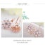 3 Colours Luxury Gold Flower Stud Earrings with Zircon Stone For Women Carousel 5
