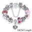 Silver Plated Queen Crown Beads Charms Bracelet For Women Carousel 1
