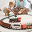 Toy Steam Electric Train Set with Sound and Light Electric Classical Train Toys Carousel 7